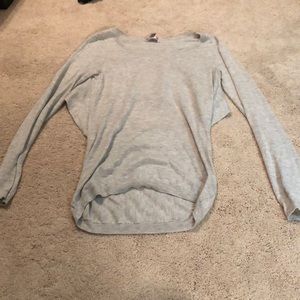 Nordstrom Grey Light Heather top